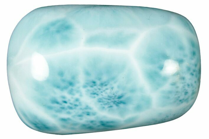 Polished Larimar Cabochon - Dominican Republic #315238